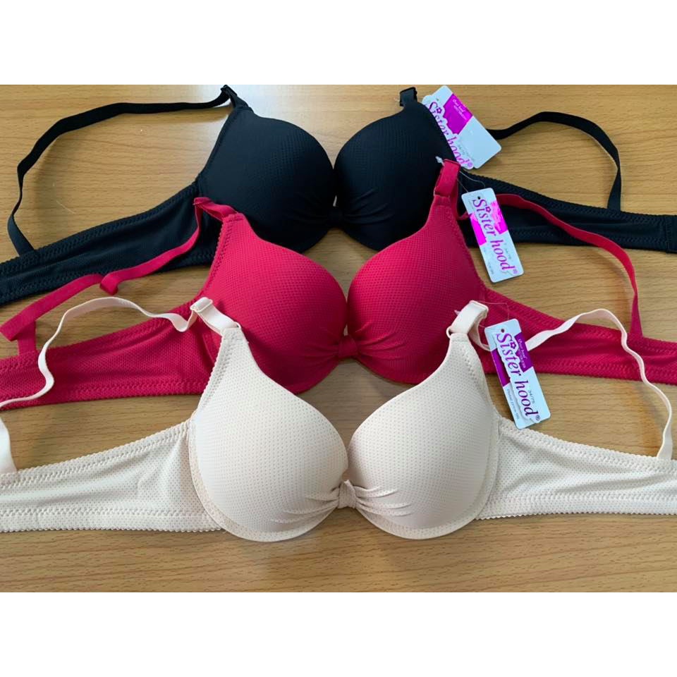 Áo ngực nữ có gọng mút kép nâng ngực tạo khe, áo lót thông hơi hình nơ 6611