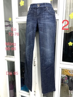 Quần jean nữ ống đứng 2hand
