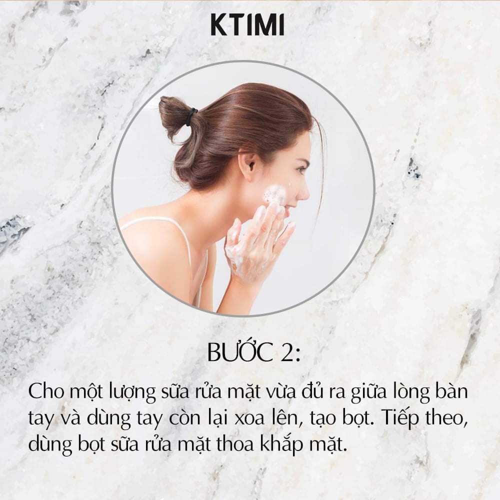 Sữa Rửa Mặt DEEP CLEANSING FOAM 100g KTIMI .Dịu Nhẹ,Phù Hợp Với Mọi Làn Da. DR Ngọc khuyên dùng