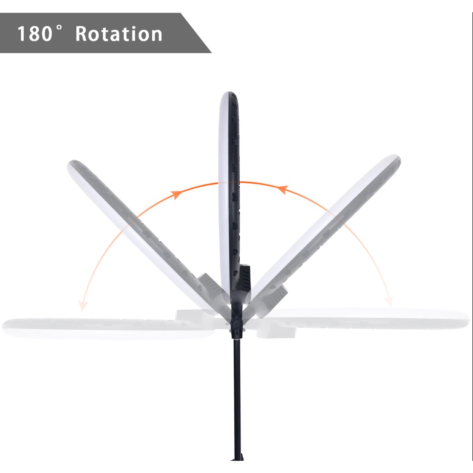 Đèn Livestream 45cm 3 Kẹp 3 Chế Độ Sáng Kèm Điều Khiển Và Chân 2m1 - Đèn Livestream Bán Hàng Chuyên Nghiệp Siêu Sáng