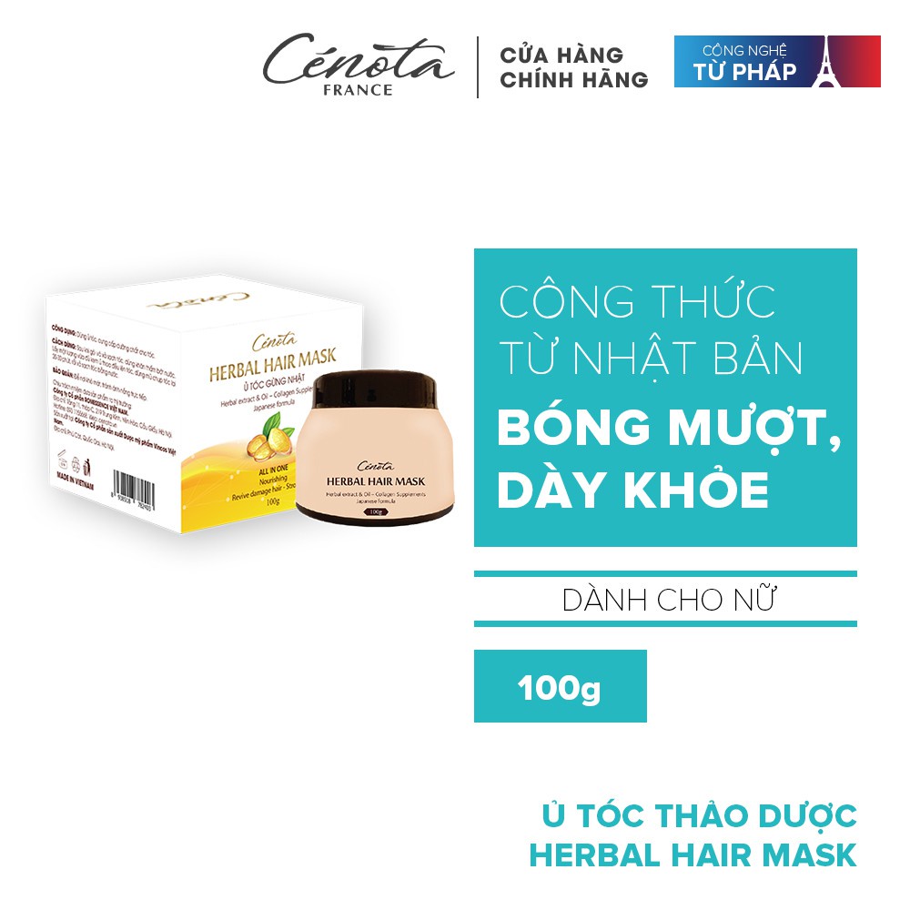 Ủ Tóc Thảo Dược Cenota Herbal Hair Mask 100g