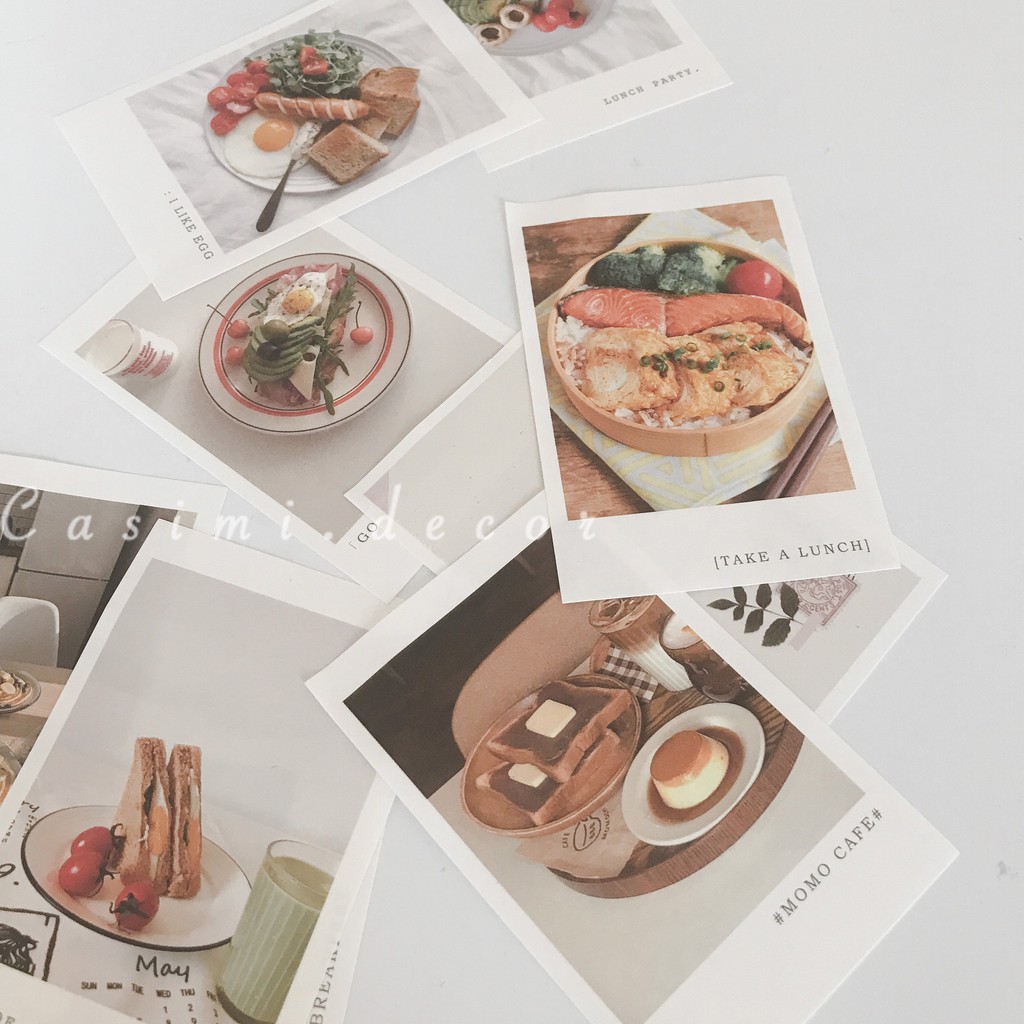 12 bìa ảnh giấy The Answer set B POSTCARD vintage trang trí bàn học dán tường Hàn Quốc Casimi Decor