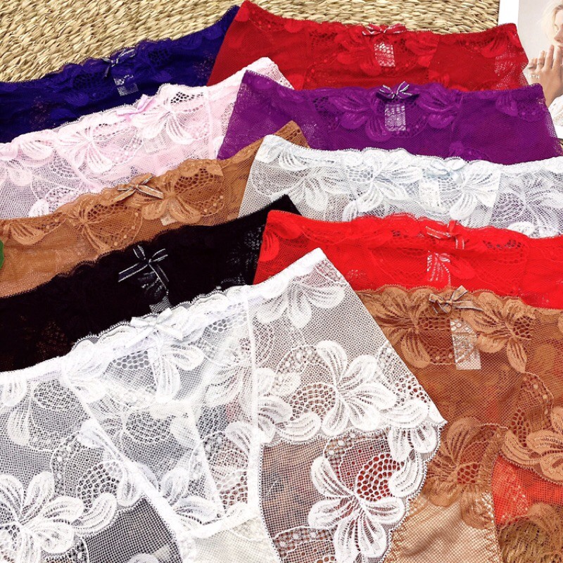 Quần Lót Ren  🎀FREESHIP️🎀Quần Lót Ren Đùi, Quần Bigsize Dành Cho Người Béo  - Teemo Store