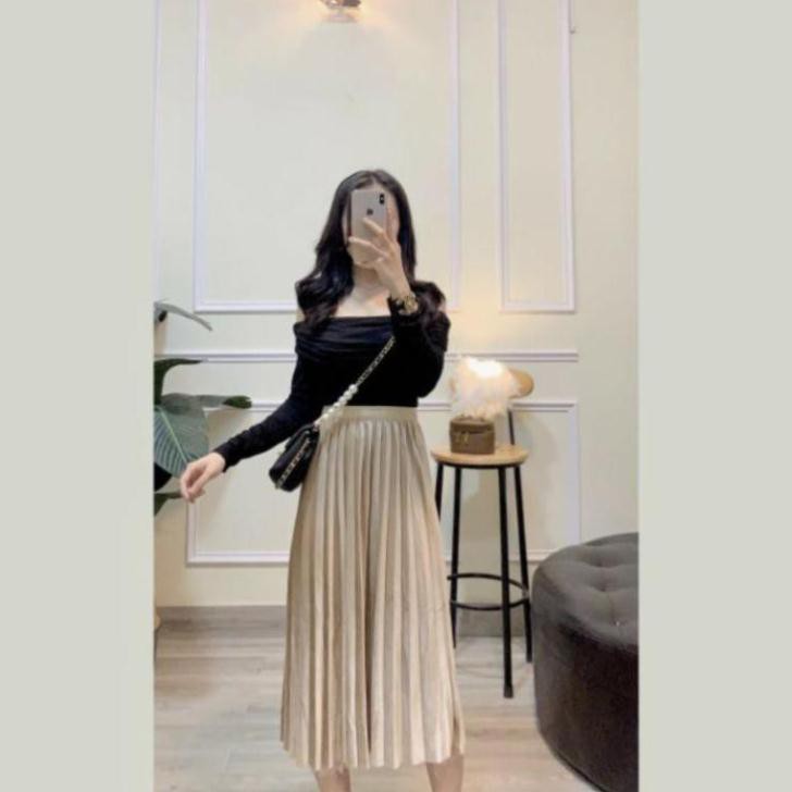 Chân váy xếp Li dài mặc được 2 mặt | BigBuy360 - bigbuy360.vn