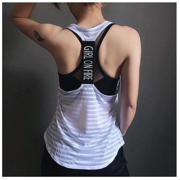 Sport Áo Tanktop Nữ GIRL ON FIRE Tập