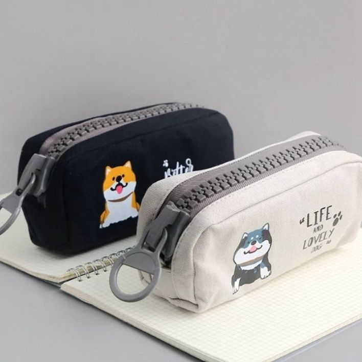 Túi Đựng Bút Bóp Đựng Bút Bóp Viết Zipper Hình Chó Cute Dễ Thương Cho Học Sinh Bé Trai Bé Gái phukienvppbinhduong