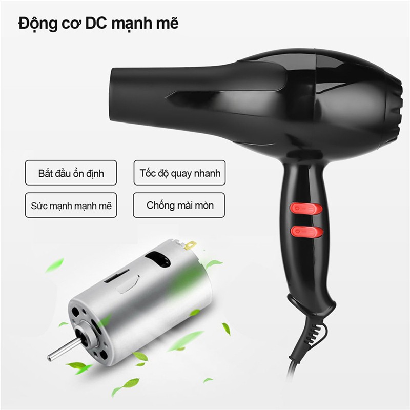 Máy Sấy Tóc Ion CkeyiN 1250W Chuyên Nghiệp