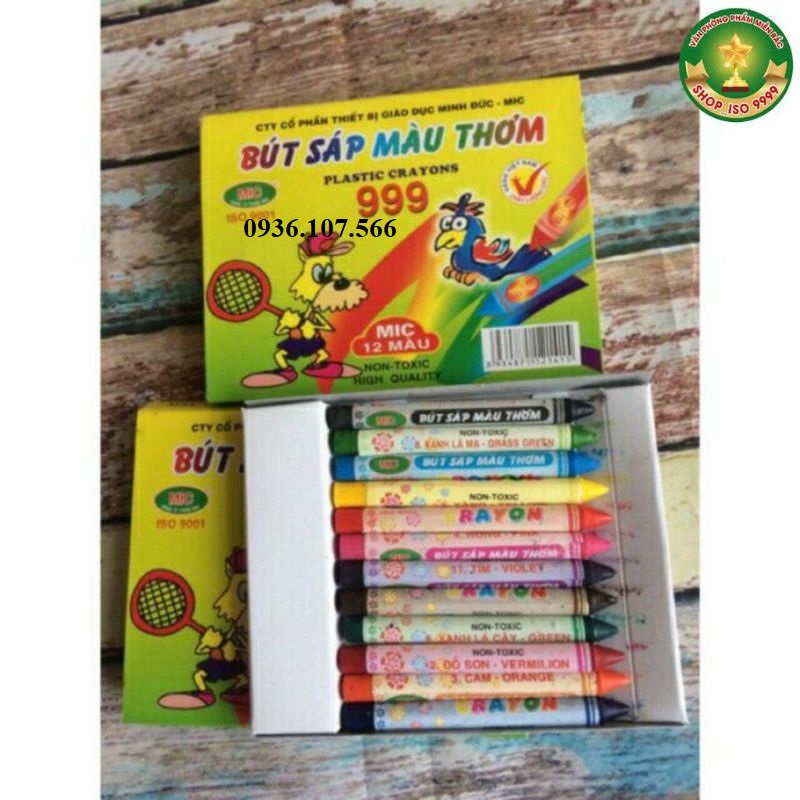 Sỉ 20 Bộ bút sáp màu thơm MIC 999