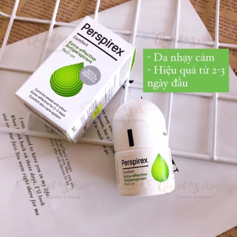 LĂN KHỬ MÙI PERSPIREX GIẢM TIẾT MỒ HÔI