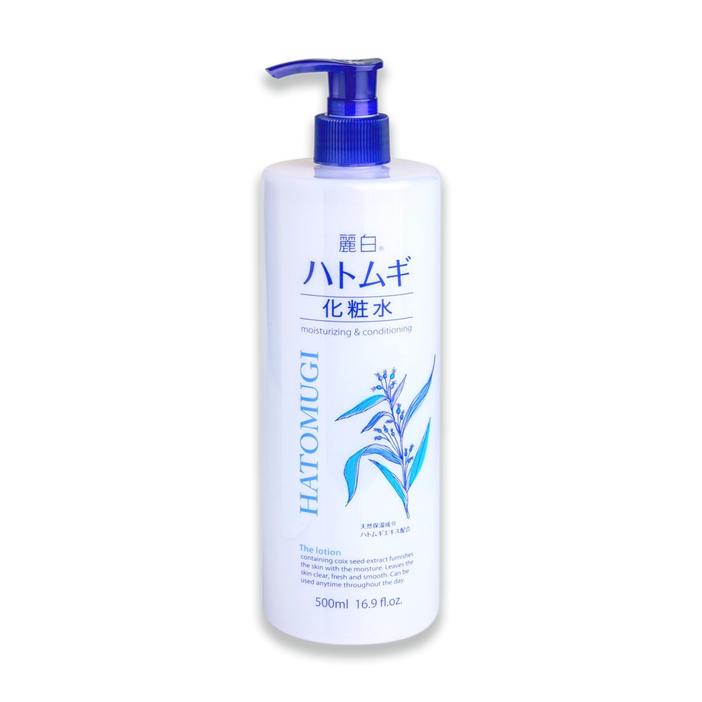 Dưỡng thể Dưỡng Ẩm Và Làm Sáng Da Reihaku Hatomugi The Lotion 500ml
