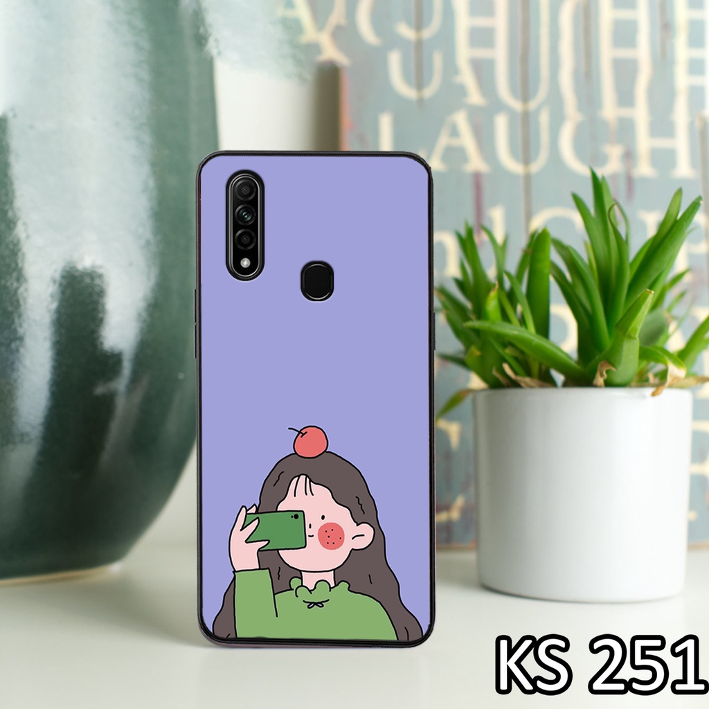 [HOT] Ốp lưng Oppo A8-2020/Oppo A31-2020/Oppo A91-2020 in hình bé gái siêu dễ thương