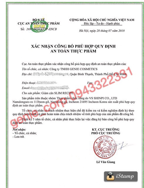 Giảm cân Slim Recipe Genie Hàn Quốc.date 2021 | BigBuy360 - bigbuy360.vn