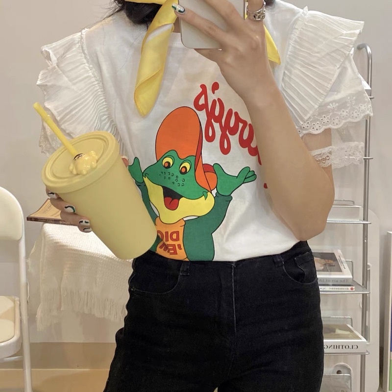 Cốc Ly uống nước DIY Kuromi, Cinnamonroll, MyMelody, Pompompurin, HelloKitty