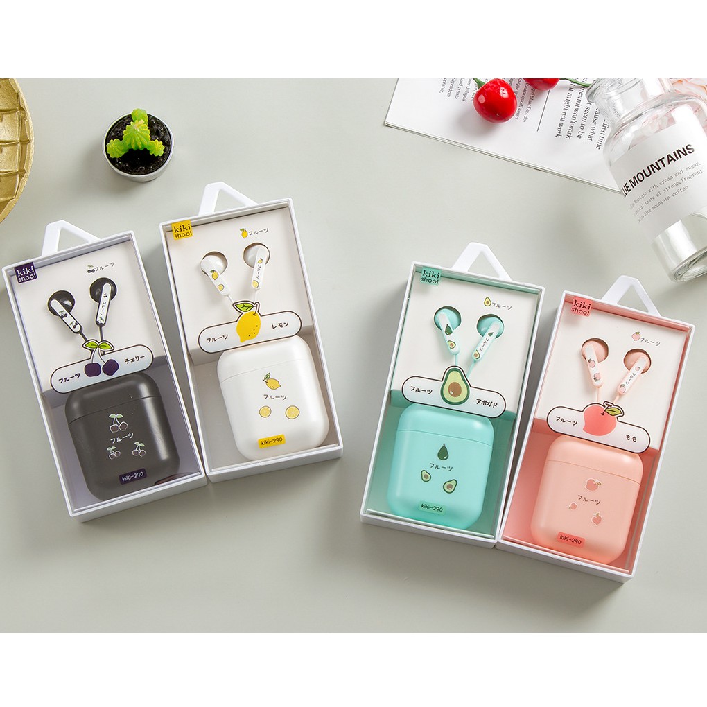 Bộ Tai Nghe Và Hộp Đựng Hàn Quốc Cực Cute  - Có Micro Đàm Thoại - Âm Thanh Hay -  Min STORE
