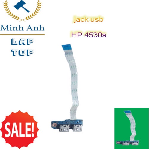 bộ kích nguồn và board mạch usb hp 4530s