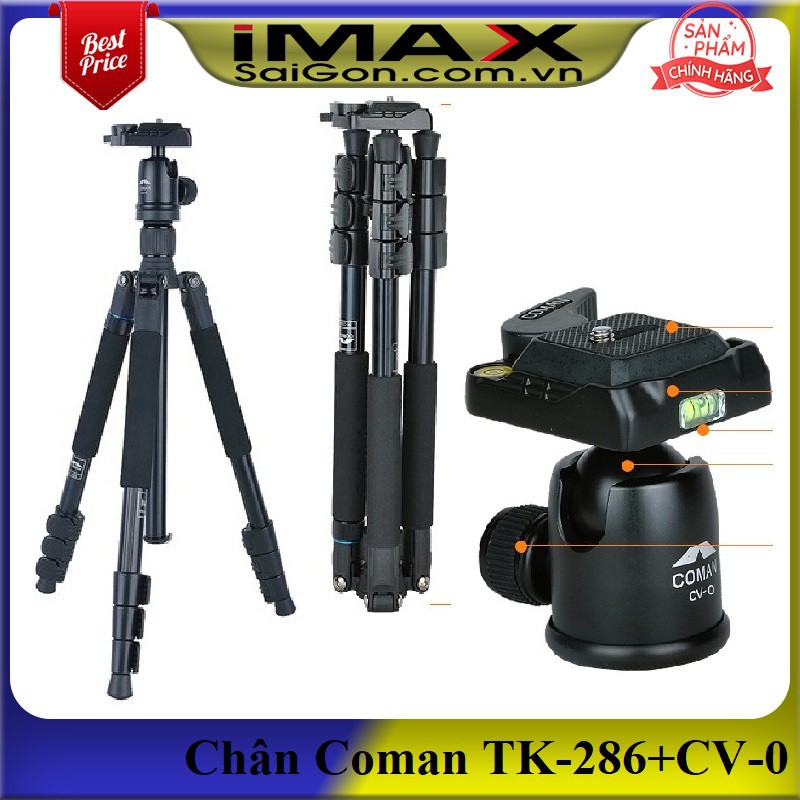 CHÂN MÁY ẢNH COMAN TK-286+CV-1