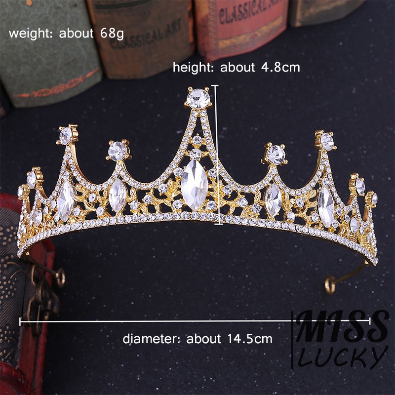 Vương miện kiểu dáng thời trang sang trọng cho nữ