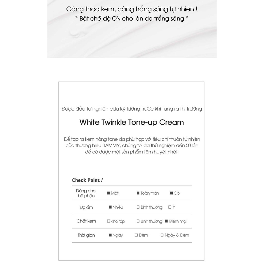 Kem tone-up trắng Itammy White Twinkle Tone-Up Cream | BigBuy360 - bigbuy360.vn