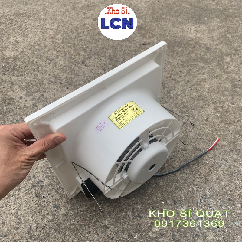 Quạt Hút Trần Vinawind QHT 150 (24W) FREESHIP Quạt Hút Âm Trần Nhà Vệ Sinh Hút 1 chiều