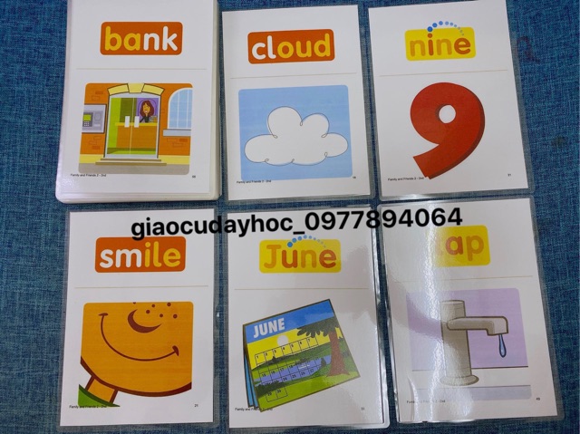 Flashcard Phonics Family and friends 2 -2nd (ép plastic)