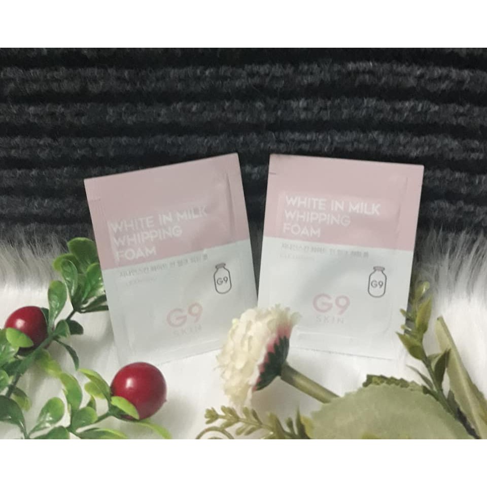 Sample Sữa rửa mặt G9 Skin White In Milk Whipping