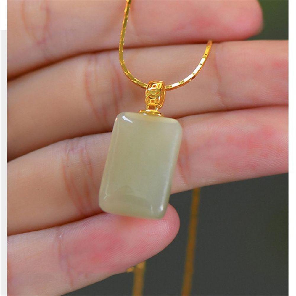 Vòng cổ Bùa Hộ Mệnh Bằng Đồng Mặt Vuông Đơn Giản Thời Trang Phong Cách Hàn Quốc Cho Nữ