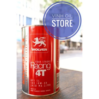 Dầu nhớt tổng hợp Wolver Racing 4T ( 800 ml )