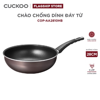 Chảo chiên lòng sâu chống dính đáy từ Cuckoo 28cm COP-AA2810HB - Chất lượng Hàn Quốc - Hàng chính hãng Cuckoo Vina