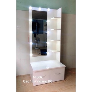 Bàn trang điểm bệt đèn led 1m7x70cm freeship hcm 15km