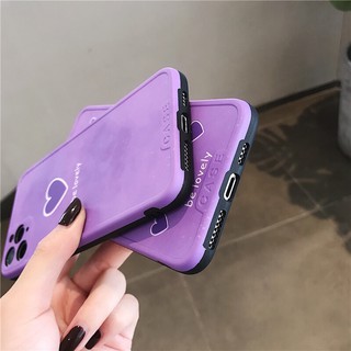 Ốp  lưng iphone  6/6plus/6s/6splus/6/7/7plus/8/8plus/x/xs/xsmax/11/11pro/11promax IMD Tim Tím