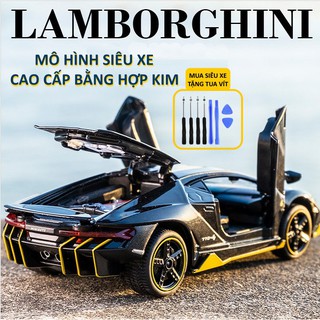 Siêu xe siêu chi tiết dành mô hình chi tiết đẹp dùng decor trang trí bàn làm việc bàn học có mở cửa có đèn có chạy được
