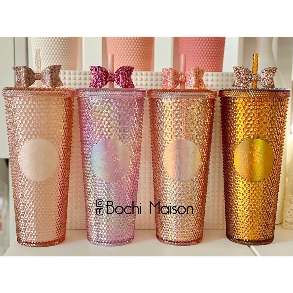 |Chính hãng| Ly gai Studded Starbucks dòng Bling đủ bảng màu - Size khủng 710ml phiên bản giới hạn