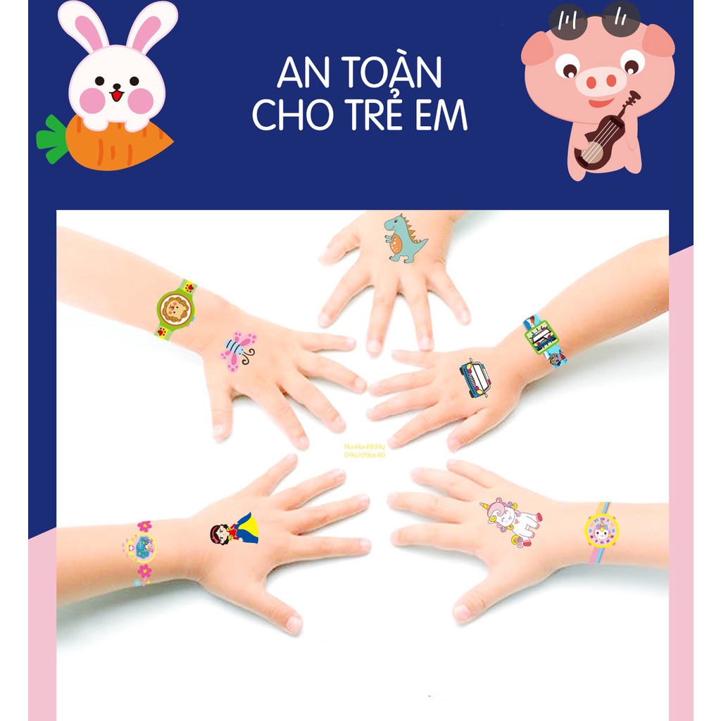 Hình xăm tạm thời An Toàn Cho Trẻ Em