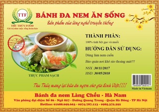 Bánh đa nem làng chều 1 tệp 100 tờ