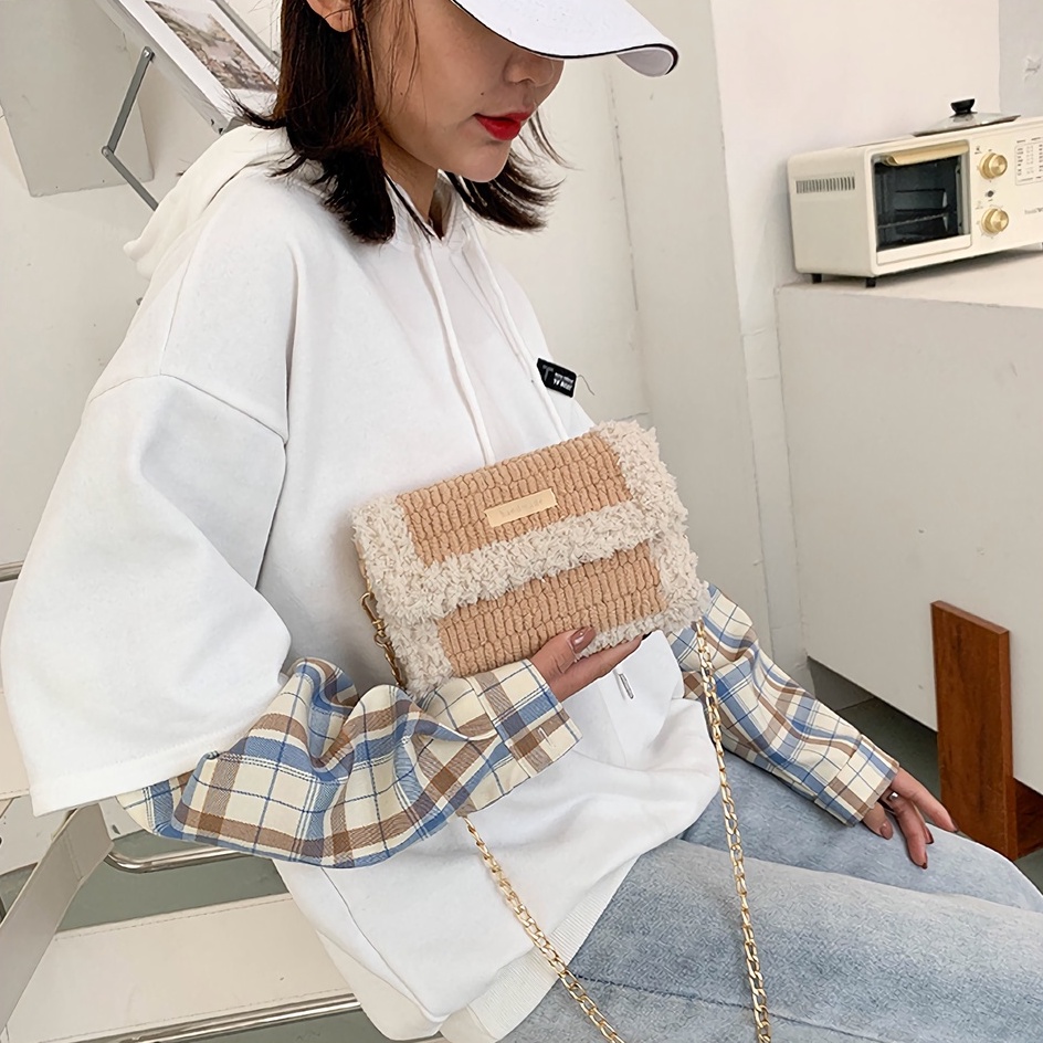 [Có video hướng dẫn] Túi handmade tự đan, túi len đeo chéo Handmade phong cách Hàn Quốc - Bộ phụ kiện đầy đủ LX107