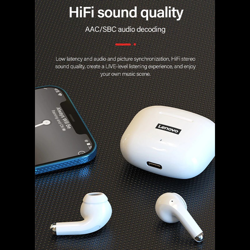 Tai nghe Lenovo LP40 Pro / LP40 IPX5 Tai nghe không dây đích thực Bluetooth 5.0 Tai nghe chơi game có độ trễ thấp Tai nghe TWS | BigBuy360 - bigbuy360.vn