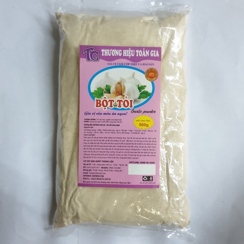 Bột tỏi Toàn Gia - 500G