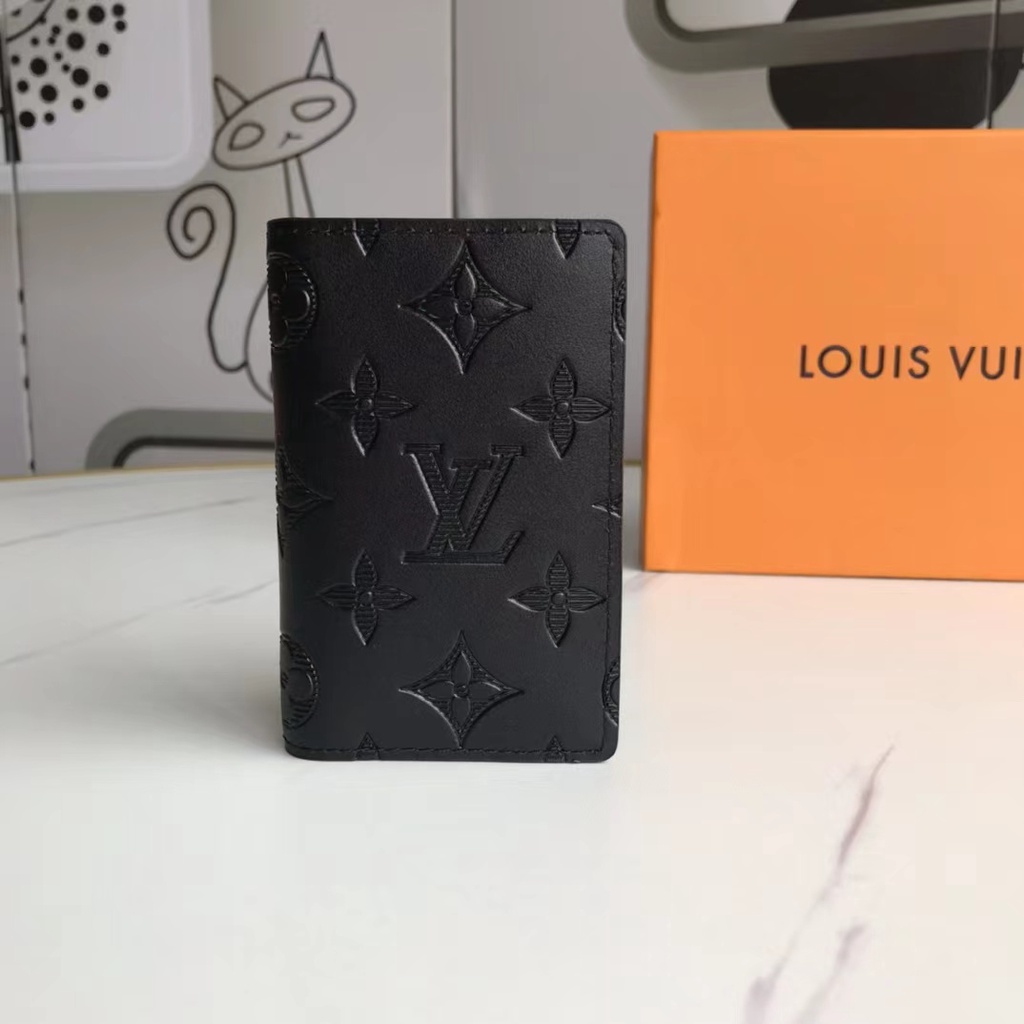 Sẵn sàng giao hàng Hộp đựng thẻ ví nam mới của Louis Vuitton LV có hộp M62899