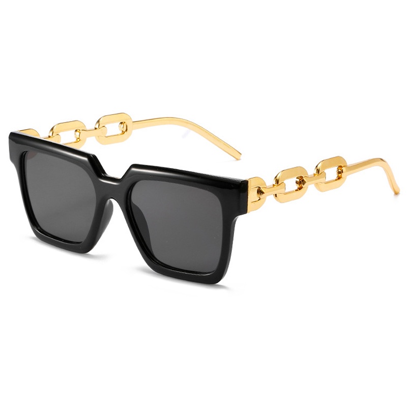 Kính mát Samjune gọng vuông bản to phong cách retro sang trọng