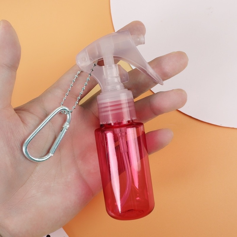 Bình Xịt Nước Hoa 60ml Bằng Nhựa Nhiều Kiểu Khác Nhau Kèm Móc Khóa/Móc Khóa Mang Đi Du Lịch Tiện Lợi