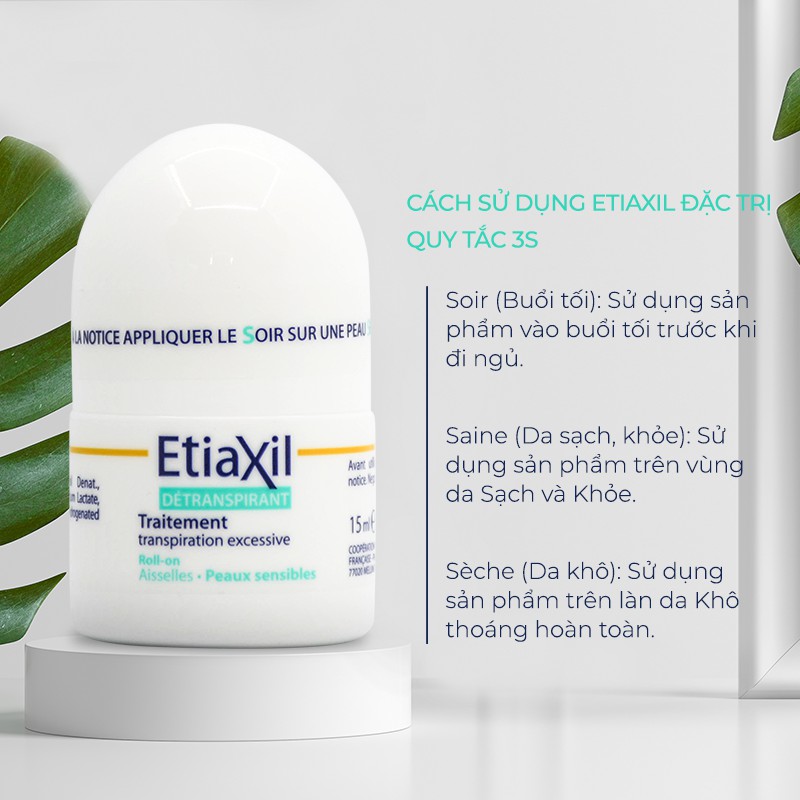 Combo Ngăn Mùi Nhãn Xanh Cho Da Nhạy cảm 15ml và Xịt Ngăn Mùi Hôi Chân Hàng Ngày Etiaxil 100ml | BigBuy360 - bigbuy360.vn