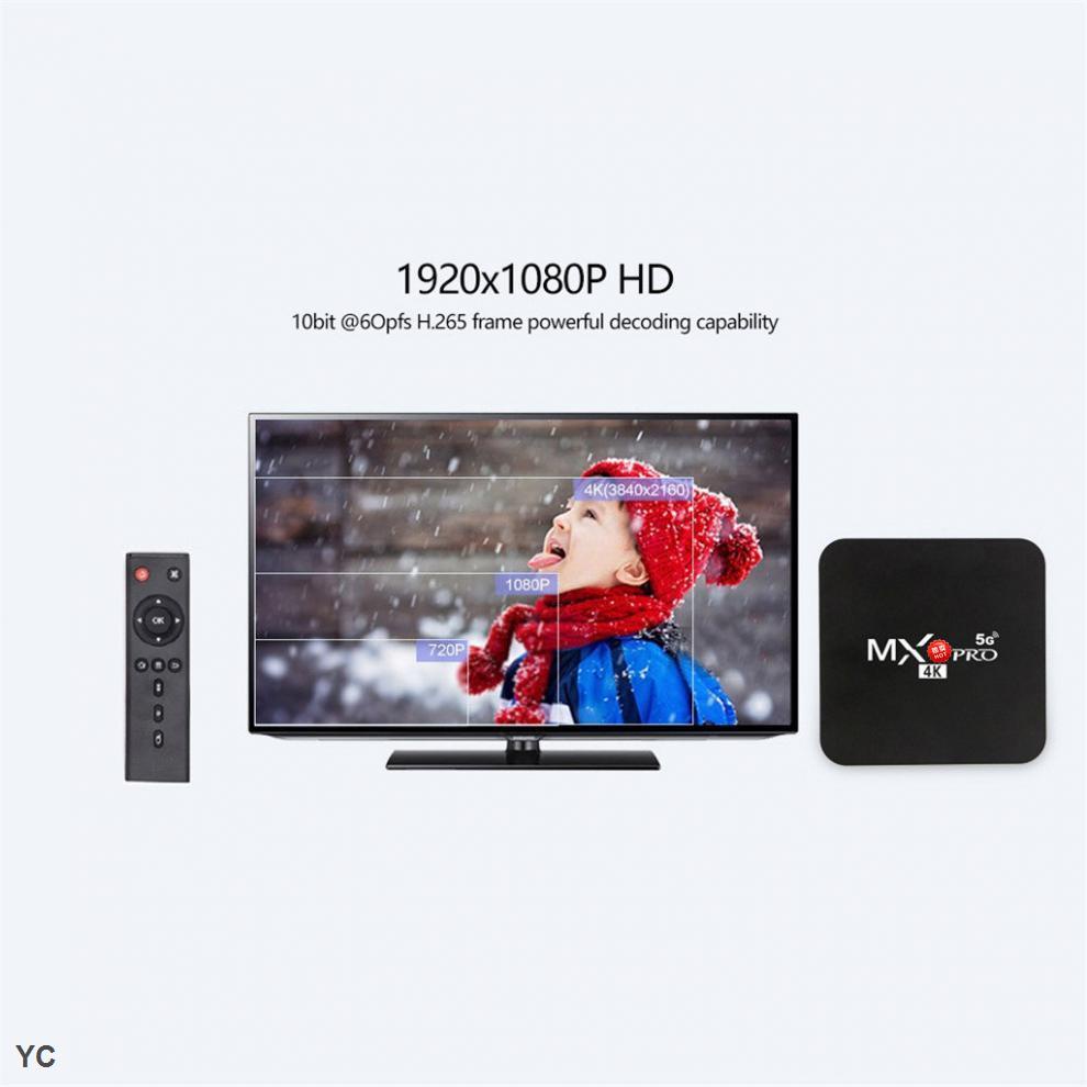 Đầu TV box MXQ Pro 5g 4K 16GB / 256gb WiFi Android 11.1 HD Thông Minh KèM Phụ KiệN