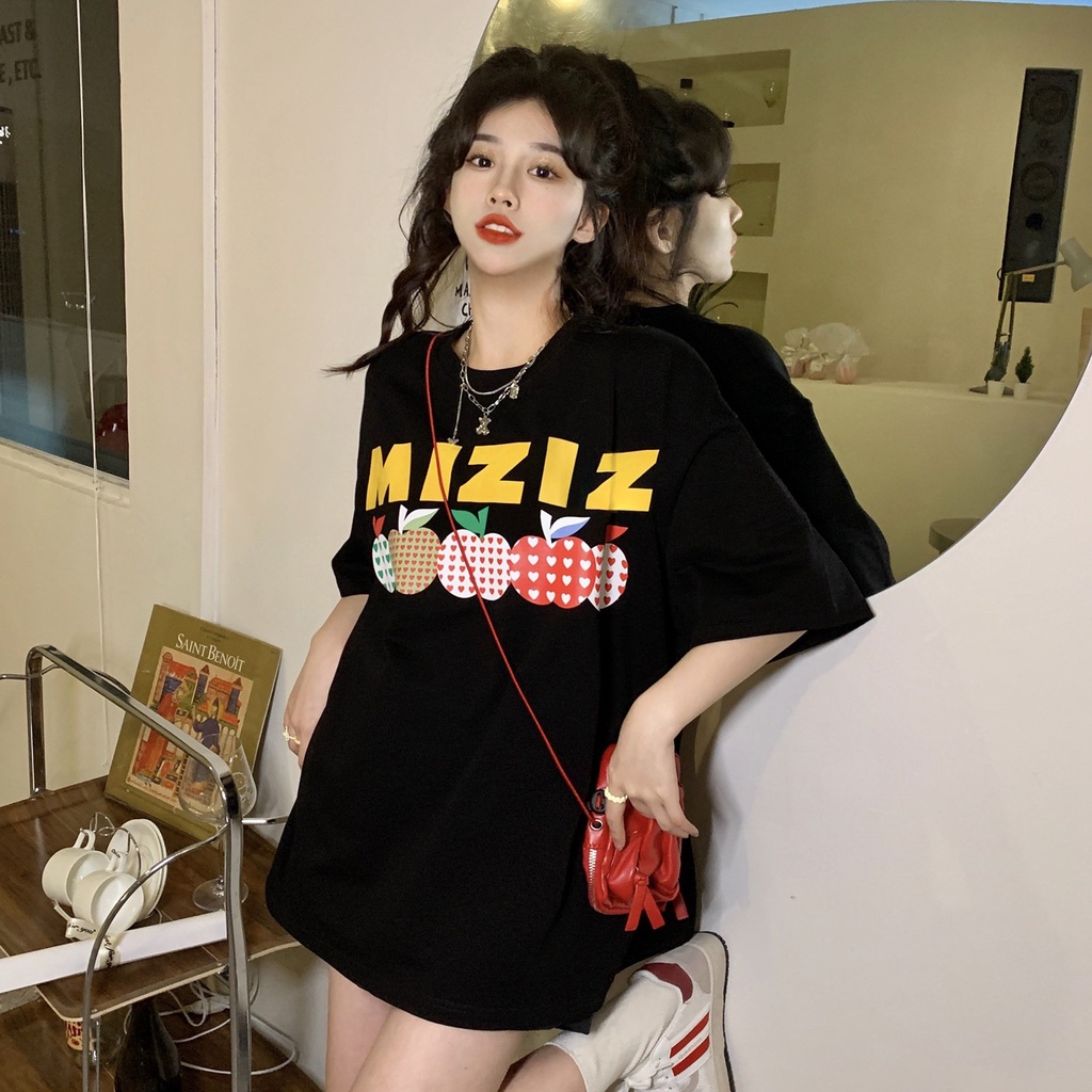 NRVP Áo Thun Tay Ngắn Cổ Tròn Thời Trang Mùa Hè Phong Cách Đường Phố Nhật Bản 2022 Cho Nữ