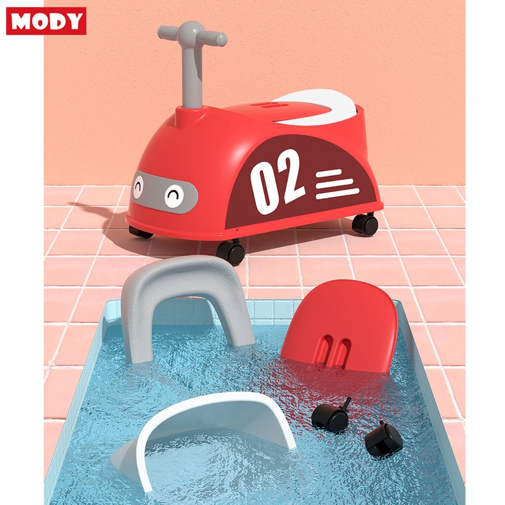 Bô vệ sinh cho bé kiểu ô tô có bánh xe Mody M5901