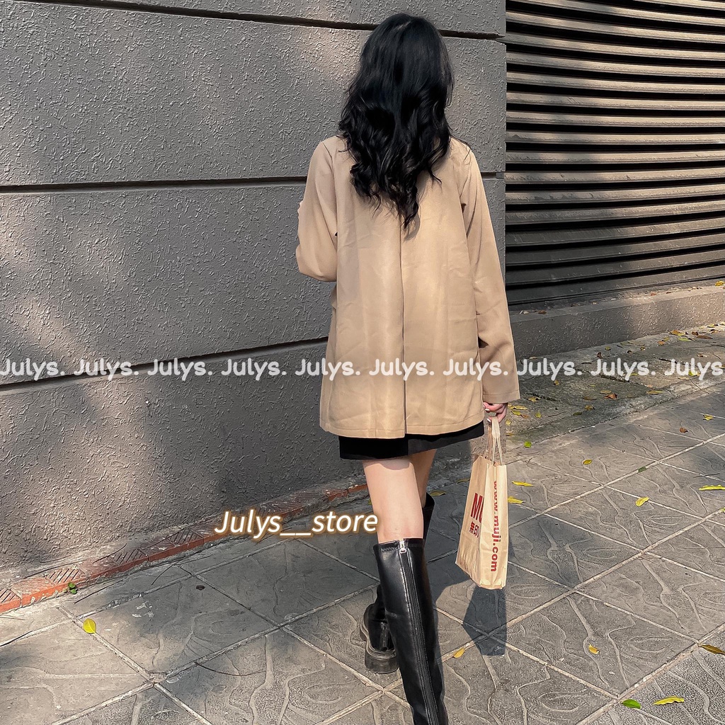 Áo blazer 1 lớp dáng dài 2 cúc Hàn (ảnh THẬT kèm video) | BigBuy360 - bigbuy360.vn