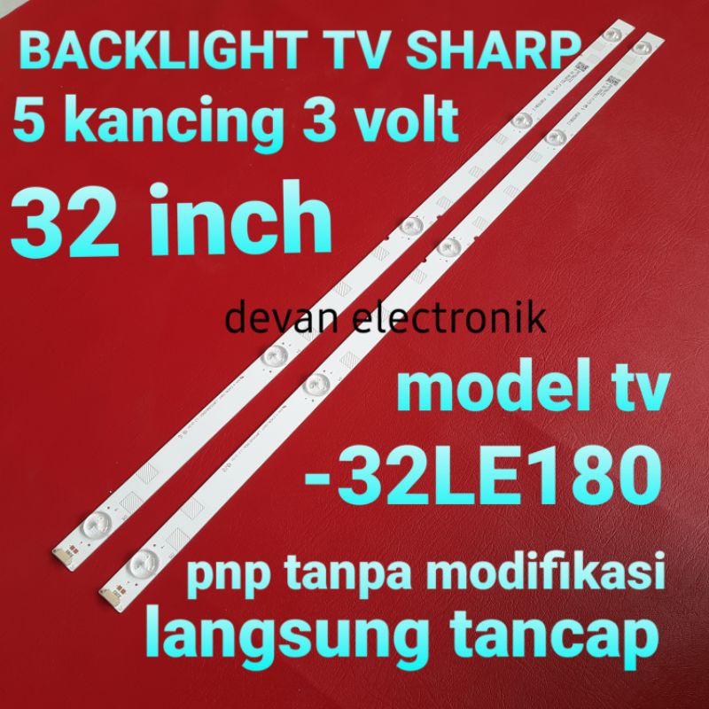 Bộ Điều Khiển Từ Xa Sharp Lc 32le1801 Có Đèn Nền Led Nền Cho Tv 32le1801 3v 5k