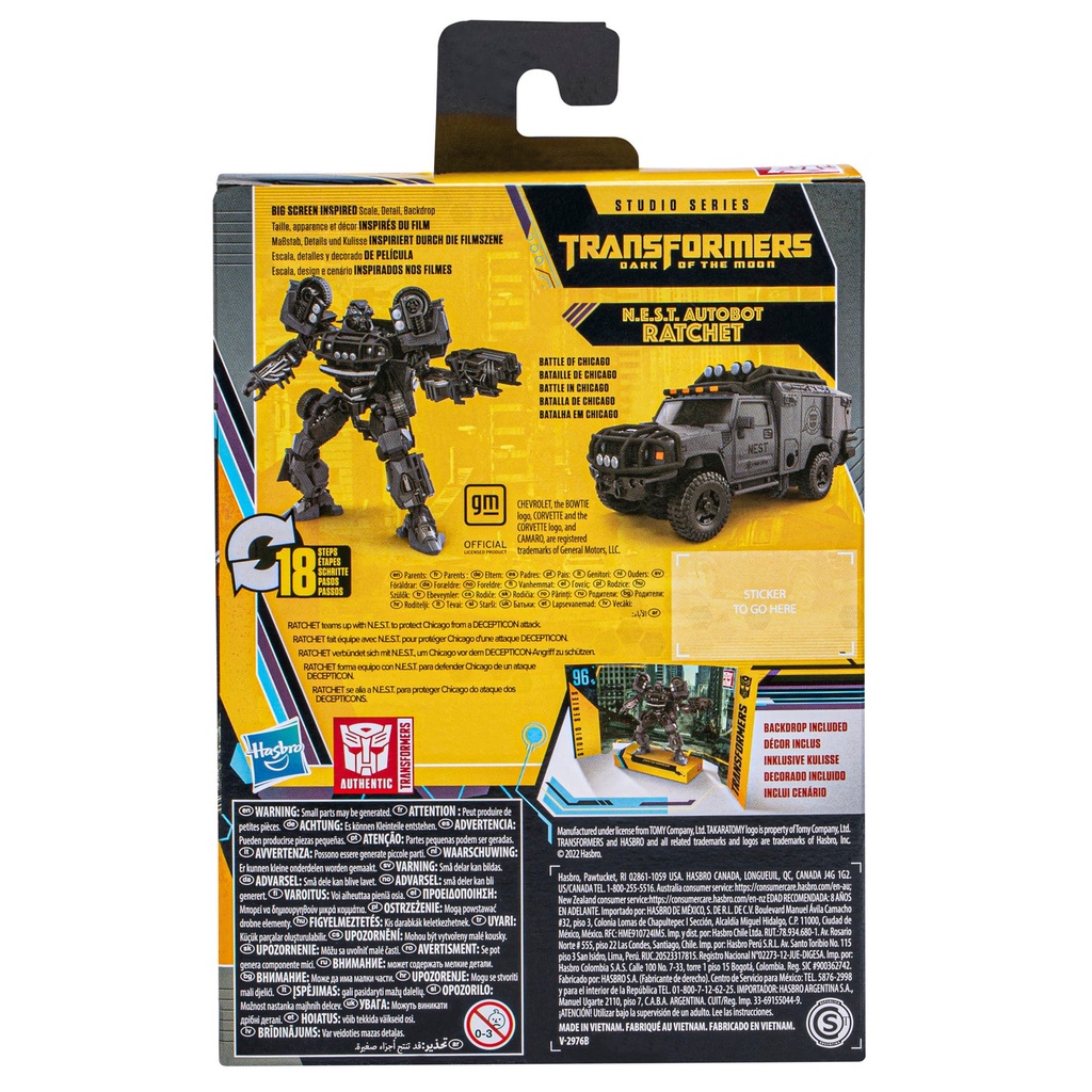 Mô hình robot🤖Transformers Studio Series 🤖Buzzworthy Bumblebee: N.E.S.T. Autobot Ratchet