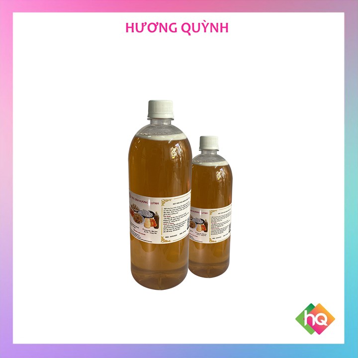 Mật ong hoa nhãn Hưng Yên - Nguyên chất 100%chai 1lit {TẶNG NGAY 50gr LONG NHÃN} GCNATTP SỐ 01/2021/UBND-CN