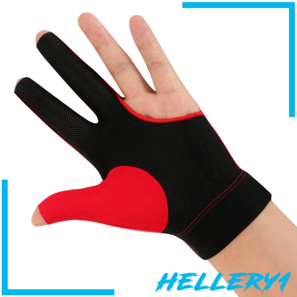 [Hellery1] 3 Găng Tay Trái / Phải Chơi Bida Thấm Hút Mồ Hôi