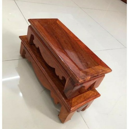 Đế kê khung ảnh thờ gỗ hương ngang nhiều kích thước